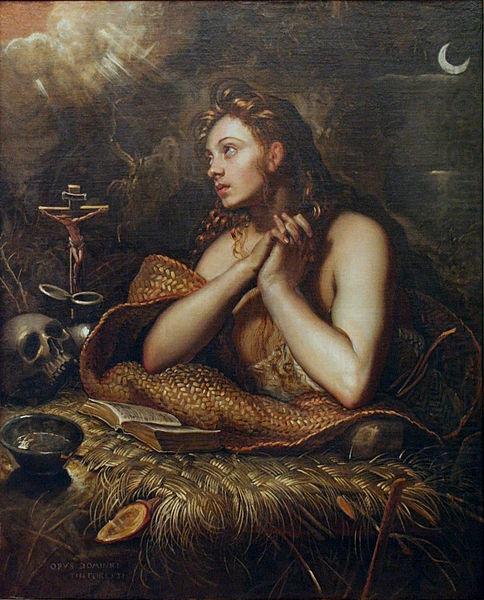 Domenico Tintoretto The Penitent Magdalene china oil painting image